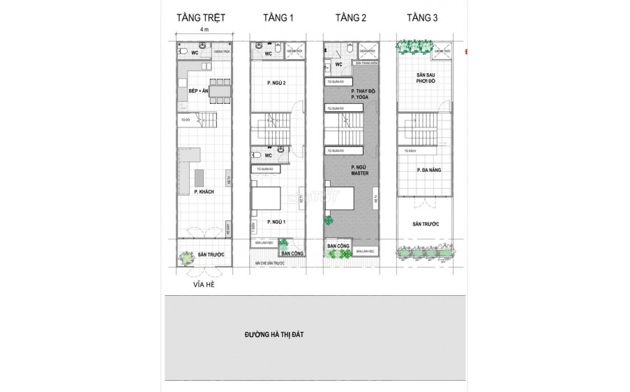 SỐC-Cho thuê nhà mặt tiền 64m2, 3 Lầu, Sân Thượng,19Triệu - GẦN trường ĐH